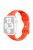 For Apple Watch 10 46mm / Ultra 2 / Ultra 49mm / 9 8 7 45mm / SE (2023) SE (2022) SE 6 5 4 44mm / 3 2 1 42mm Silicone Watch Strap - Orange