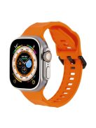 For Apple Watch 10 46mm / Ultra 2 / Ultra 49mm / 9 8 7 45mm / SE (2023) SE (2022) SE 6 5 4 44mm / 3 2 1 42mm Silicone Watch Strap - Orange