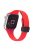 For Apple Watch 10 46mm / Ultra 2 / Ultra 49mm / 9 8 7 45mm / SE (2023) SE (2022) SE 6 5 4 44mm / 3 2 1 42mm Silicone Watch Strap - Red