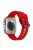 For Apple Watch 10 46mm / Ultra 2 / Ultra 49mm / 9 8 7 45mm / SE (2023) SE (2022) SE 6 5 4 44mm / 3 2 1 42mm Silicone Watch Strap - Red