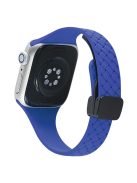 For Apple Watch 10 46mm / Ultra 2 / Ultra 49mm / 9 8 7 45mm / SE (2023) SE (2022) SE 6 5 4 44mm / 3 2 1 42mm Silicone Watch Strap - Sapphire