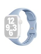 For Apple Watch 10 46mm / Ultra 2 / Ultra 49mm / 9 8 7 45mm / SE (2023) SE (2022) SE 6 5 4 44mm / 3 2 1 42mm Silicone Watch Strap - Sky Blue