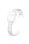 For Apple Watch 10 46mm / Ultra 2 / Ultra 49mm / 9 8 7 45mm / SE (2023) SE (2022) SE 6 5 4 44mm / 3 2 1 42mm Silicone Watch Strap - White