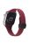 For Apple Watch 10 46mm / Ultra 2 / Ultra 49mm / 9 8 7 45mm / SE (2023) SE (2022) SE 6 5 4 44mm / 3 2 1 42mm Silicone Watch Strap - Wine Red