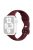 For Apple Watch 10 46mm / Ultra 2 / Ultra 49mm / 9 8 7 45mm / SE (2023) SE (2022) SE 6 5 4 44mm / 3 2 1 42mm Silicone Watch Strap - Wine Red