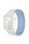 For Apple Watch 10 46mm / Ultra 2 / Ultra 49mm / 9 8 7 45mm / SE (2023) SE (2022) SE 6 5 4 44mm / 3 2 1 42mm Silicone Wrist Strap - Antique White+Blue