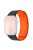 For Apple Watch 10 46mm / Ultra 2 / Ultra 49mm / 9 8 7 45mm / SE (2023) SE (2022) SE 6 5 4 44mm / 3 2 1 42mm Silicone Wrist Strap - Black+Orange