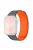 For Apple Watch 10 46mm / Ultra 2 / Ultra 49mm / 9 8 7 45mm / SE (2023) SE (2022) SE 6 5 4 44mm / 3 2 1 42mm Silicone Wrist Strap - Grey+Orange