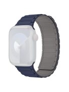 For Apple Watch 10 46mm / Ultra 2 / Ultra 49mm / 9 8 7 45mm / SE (2023) SE (2022) SE 6 5 4 44mm / 3 2 1 42mm Silicone Wrist Strap - Indigo Blue+Grey