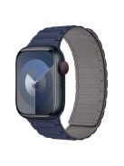 For Apple Watch 10 46mm / Ultra 2 / Ultra 49mm / 9 8 7 45mm / SE (2023) SE (2022) SE 6 5 4 44mm / 3 2 1 42mm Silicone Wrist Strap - Indigo Blue+Grey