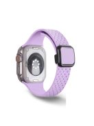 For Apple Watch 10 46mm / Ultra 2 / Ultra 49mm / 9 8 7 45mm / SE (2023) SE (2022) SE 6 5 4 44mm / 3 2 1 42mm Silicone Wrist Strap - Lavender