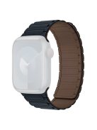 For Apple Watch 10 46mm / Ultra 2 / Ultra 49mm / 9 8 7 45mm / SE (2023) SE (2022) SE 6 5 4 44mm / 3 2 1 42mm Silicone Wrist Strap - Midnight Blue+Chocolate