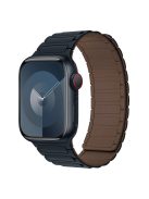 For Apple Watch 10 46mm / Ultra 2 / Ultra 49mm / 9 8 7 45mm / SE (2023) SE (2022) SE 6 5 4 44mm / 3 2 1 42mm Silicone Wrist Strap - Midnight Blue+Chocolate