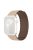 For Apple Watch 10 46mm / Ultra 2 / Ultra 49mm / 9 8 7 45mm / SE (2023) SE (2022) SE 6 5 4 44mm / 3 2 1 42mm Silicone Wrist Strap - Milk Tea+Chocolate