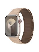 For Apple Watch 10 46mm / Ultra 2 / Ultra 49mm / 9 8 7 45mm / SE (2023) SE (2022) SE 6 5 4 44mm / 3 2 1 42mm Silicone Wrist Strap - Milk Tea+Chocolate