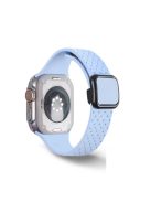 For Apple Watch 10 46mm / Ultra 2 / Ultra 49mm / 9 8 7 45mm / SE (2023) SE (2022) SE 6 5 4 44mm / 3 2 1 42mm Silicone Wrist Strap - Misty Blue