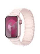 For Apple Watch 10 46mm / Ultra 2 / Ultra 49mm / 9 8 7 45mm / SE (2023) SE (2022) SE 6 5 4 44mm / 3 2 1 42mm Silicone Wrist Strap - Official Bright Pink