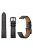 For Apple Watch 10 46mm / Ultra 2 / Ultra 49mm / 9 8 7 45mm / SE (2023) SE (2022) SE 6 5 4 44mm / 3 2 1 42mm Silicone+Leather Wrist Strap - Black