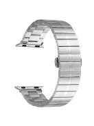 For Apple Watch 10 46mm / Ultra 2 / Ultra 49mm / 9 8 7 45mm / SE (2023) SE (2022) SE 6 5 4 44mm / 3 2 1 42mm Silver Stainless Steel Band