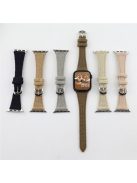 For Apple Watch 10 46mm / Ultra 2 / Ultra 49mm / 9 8 7 45mm / SE (2023) SE (2022) SE 6 5 4 44mm / 3 2 1 42mm Slim Woolen Watch Strap - Apricot