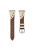 For Apple Watch 10 46mm / Ultra 2 / Ultra 49mm / 9 8 7 45mm / SE (2023) SE (2022) SE 6 5 4 44mm / 3 2 1 42mm Splicing Retro Watch Band - Brown+Beige