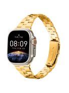 For Apple Watch 10 46mm / Ultra 2 / Ultra 49mm / 9 8 7 45mm / SE (2023) SE (2022) SE 6 5 4 44mm / 3 2 1 42mm Stainless Steel Band - Gold