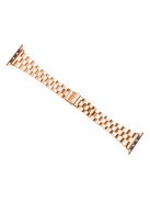 For Apple Watch 10 46mm / Ultra 2 / Ultra 49mm / 9 8 7 45mm / SE (2023) SE (2022) SE 6 5 4 44mm / 3 2 1 42mm Stainless Steel Band - Rose Gold