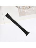 For Apple Watch 10 46mm / Ultra 2 / Ultra 49mm / 9 8 7 45mm / SE (2023) SE (2022) SE 6 5 4 44mm / 3 2 1 42mm Stainless Steel Strap - Black