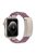 For Apple Watch 10 46mm / Ultra 2 / Ultra 49mm / 9 8 7 45mm / SE (2023) SE (2022) SE 6 5 4 44mm / 3 2 1 42mm Stainless Steel+Rubber Strap - Purple / Starlight Buckle