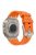 For Apple Watch 10 46mm / Ultra 2 / Ultra 49mm / 9 8 7 45mm / SE (2023) SE (2022) SE 6 5 4 44mm / 3 2 1 42mm Stone Texture Strap - Titanium+Orange