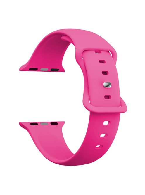 For Apple Watch 10 46mm / Ultra 2 / Ultra 49mm / 9 8 7 45mm / SE (2023) SE (2022) SE 6 5 4 44mm / 3 2 1 42mm Strap Breathable Silicone Watch Band - Rose