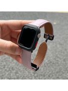 For Apple Watch 10 46mm / Ultra 2 / Ultra 49mm / 9 8 7 45mm / SE (2023) SE (2022) SE 6 5 4 44mm / 3 2 1 42mm Strap Magnetic Buckle PU Watch Band - Purple