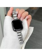 For Apple Watch 10 46mm / Ultra 2 / Ultra 49mm / 9 8 7 45mm / SE (2023) SE (2022) SE 6 5 4 44mm / 3 2 1 42mm Strap Metal Watchband - Silver