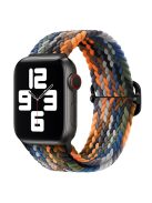 For Apple Watch 10 46mm / Ultra 2 / Ultra 49mm / 9 8 7 45mm / SE (2023) SE (2022) SE 6 5 4 44mm / 3 2 1 42mm Strap Nylon Braided Watch Band - Camo Multi-Color