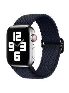 For Apple Watch 10 46mm / Ultra 2 / Ultra 49mm / 9 8 7 45mm / SE (2023) SE (2022) SE 6 5 4 44mm / 3 2 1 42mm Strap Nylon Braided Watch Band - Charcoal