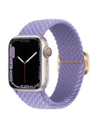 For Apple Watch 10 46mm / Ultra 2 / Ultra 49mm / 9 8 7 45mm / SE (2023) SE (2022) SE 6 5 4 44mm / 3 2 1 42mm Strap Nylon Braided Watch Band - Lavender Purple