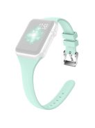 For Apple Watch 10 46mm / Ultra 2 / Ultra 49mm / 9 8 7 45mm / SE (2023) SE (2022) SE 6 5 4 44mm / 3 2 1 42mm Strap Silicone Sport Watch Band - Light Green