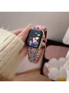 For Apple Watch 10 46mm / Ultra 2 / Ultra 49mm / 9 8 7 45mm / SE (2023) SE (2022) SE 6 5 4 44mm / 3 2 1 42mm Stylish Art Woolen Wristband Strap - Rainbow