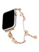 For Apple Watch 10 46mm / Ultra 2 / Ultra 49mm / 9 8 7 45mm / SE (2023) SE (2022) SE 6 5 4 44mm / 3 2 1 42mm Sunflower Watch Band Zinc Alloy - Rose Gold