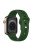 For Apple Watch 10 46mm / Ultra 2 / Ultra 49mm / 9 8 7 45mm / SE (2023) SE (2022) SE 6 5 4 44mm / 3 2 1 42mm Texture Silicone Watch Band - Army Green