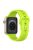 For Apple Watch 10 46mm / Ultra 2 / Ultra 49mm / 9 8 7 45mm / SE (2023) SE (2022) SE 6 5 4 44mm / 3 2 1 42mm Texture Silicone Watch Band - Lime