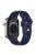 For Apple Watch 10 46mm / Ultra 2 / Ultra 49mm / 9 8 7 45mm / SE (2023) SE (2022) SE 6 5 4 44mm / 3 2 1 42mm Texture Silicone Watch Band - Midnight Blue