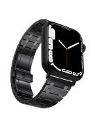 For Apple Watch 10 46mm / Ultra 2 / Ultra 49mm / 9 8 7 45mm / SE (2023) SE (2022) SE 6 5 4 44mm / 3 2 1 42mm Titanium Alloy Band - Black