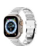 For Apple Watch 10 46mm / Ultra 2 / Ultra 49mm / 9 8 7 45mm / SE (2023) SE (2022) SE 6 5 4 44mm / 3 2 1 42mm Titanium Alloy Band - Glossy Silver