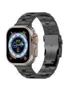 For Apple Watch 10 46mm / Ultra 2 / Ultra 49mm / 9 8 7 45mm / SE (2023) SE (2022) SE 6 5 4 44mm / 3 2 1 42mm Titanium Alloy Strap - Black