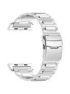 For Apple Watch 10 46mm / Ultra 2 / Ultra 49mm / 9 8 7 45mm / SE (2023) SE (2022) SE 6 5 4 44mm / 3 2 1 42mm Titanium Alloy Strap 26mm Band - Silver