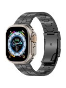 For Apple Watch 10 46mm / Ultra 2 / Ultra 49mm / 9 8 7 45mm / SE (2023) SE (2022) SE 6 5 4 44mm / 3 2 1 42mm Titanium Alloy Strap Band - Black