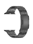 For Apple Watch 10 46mm / Ultra 2 / Ultra 49mm / 9 8 7 45mm / SE (2023) SE (2022) SE 6 5 4 44mm / 3 2 1 42mm Titanium Alloy Strap Band - Black