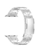 For Apple Watch 10 46mm / Ultra 2 / Ultra 49mm / 9 8 7 45mm / SE (2023) SE (2022) SE 6 5 4 44mm / 3 2 1 42mm Titanium Alloy Strap Band - Silver