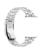 For Apple Watch 10 46mm / Ultra 2 / Ultra 49mm / 9 8 7 45mm / SE (2023) SE (2022) SE 6 5 4 44mm / 3 2 1 42mm Titanium Alloy Strap Band - Silver